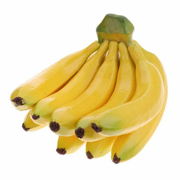 Lifelike Banana Bunch Artificial Fake Fruits Decor Prop Party Plastic Decor