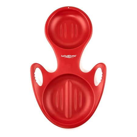 Lucky Bums Snow Kids Torpedo Rocket Sled, Red