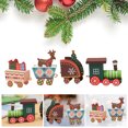 thumbnail image 4 of Juego Trenes Adornos Navideños Elementos Numéricos Educativos Hugtrwg, 4 of 8