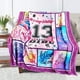 thumbnail image 2 of LHSHID Gifts for 12 Year Old Girl Blanket 12 Year Old Girl Gift Ideas 12th Birthday Gifts for Girls 12 Year Old Girl Gifts for Birthday 12th Birthday Decorations for Girls 30x40in, 2 of 6
