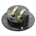 thumbnail image 4 of 3pcs DIY Home Car Stereo 2-Way Speaker Box Terminal Binding Post Screw Connectors Subwoofer Plugs (Black), 4 of 5
