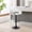 White,Black Base, variant on PU Leather Bar Stools, Adjustable Height 24."-32.25, Swivel Barstools with Back & Footrest, Upholstered Bar Chairs for Kitchen Island, Dining Room, Home Bar (White, Silver Base)