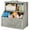 Washed Gray, variant on Kids Bookshelf and Toy Storage, Wooden Toddler Bookcase Cabinet with Storage Organizer, Children's Large Cubbies for Playroom Bedroom Nursery Classroom School Kindergarten Daycare