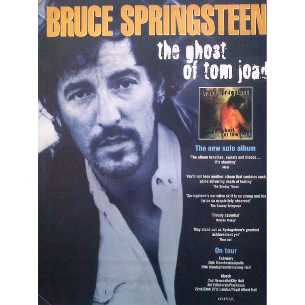 Bruce Springsteen The Ghost of Tom Joad Poster