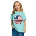 thumbnail image 6 of BRGZLK American Flag Patriotic T-Shirt For Toddler Kids 4Th Of July Letter Printed Shirt Boys Girls Cute Round Neck Soft Short Sleeve Cotton Tee Blue 9-10 Years, 6 of 6
