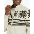 thumbnail image 4 of Chaps Men's & Big Men's Fairisle Full Zip Sweater, Sizes S-3XL, 4 of 9