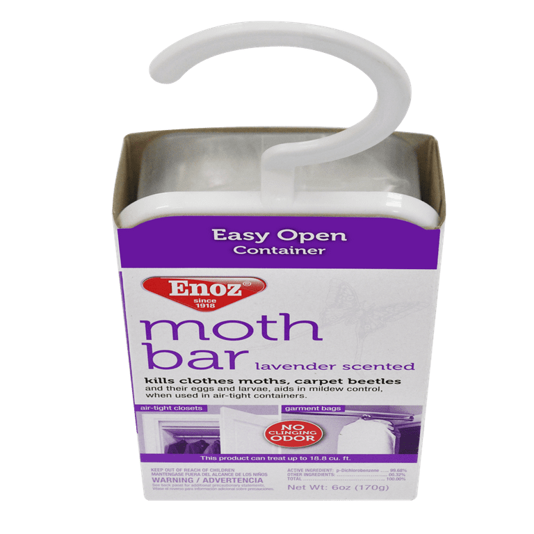 Enoz Moth Bar 6-oz Lavender Home & Perimeter Indoor Pouch in the Insect  Repellents department at