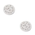 thumbnail image 4 of Monstrate Fondant pastel Mini arcos molde dibujos animados postre molde pastelería Cupcake decoración moldes para hornear cocina decorativa Blanco 2piezas, 4 of 6