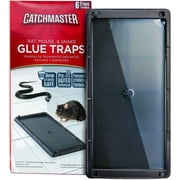 Catchmaster Rat, Mouse & Snake Glue Traps 6Pk - Indoor  - Pre-scented Adhesive - Pet Safe
