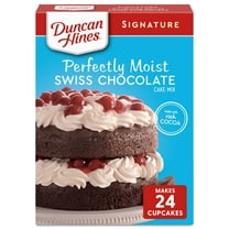 Duncan Hines Signature Perfectly Moist Swiss Chocolate Cake Mix, 15.25 oz