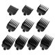 thumbnail image 1 of 10PCS Clipper Guards Set for Most Wahl Clippers and liss FX870 Clipper Guides Replacement - 1/16, 1 of 5