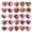 A004- Clear (Wacky Big Lip - Big Mouth), variant on Funny Half Face Halloween Mask Latex Halloween Accessory, Novelty Design for Halloween Party, Masquerade Events, Photo Props and Party Accessories for Adults 1 Piece