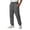 7hgg048-Dark Gray, variant on Yaoyar Men's Summer Thin Straight Leg Cargo Pockets Drawstring Elastic Waist Lightweight Breathable Sport Workout Pants