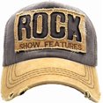 thumbnail image 1 of Men Women Rock Baseball Cap Washed Jeans Denim Distressed Destroyed, 1 of 4