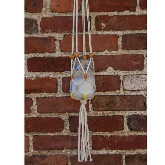 Modern Macrame Hanging Jar Kit