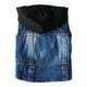 thumbnail image 1 of Chalecos de vaquero para mascotas Ropa fresca para mascotas Chaqueta vaquera Primavera Verano Otoño Ropa para perros con sombrero de punto Talla S, 1 of 6
