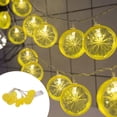 thumbnail image 1 of Yhmxh Home Decor, Room Decor, Wall Decor LED Lemon String Lights 1 Set Of 1.5 Meters 10 Lights Party Ambient Lights Birthday Decoration Fruit Shape Battery Operated Light String, 1 of 6