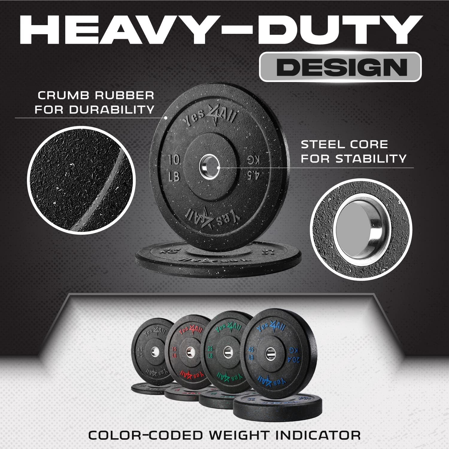 Bumper Weight Plate 10lbs - Pair