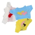 thumbnail image 3 of 3 piezas de accesorios flexibles para disfraz de muñeca: suéter para muñeco de oso, ropa de repuesto para muñeco de peluche., 3 of 7