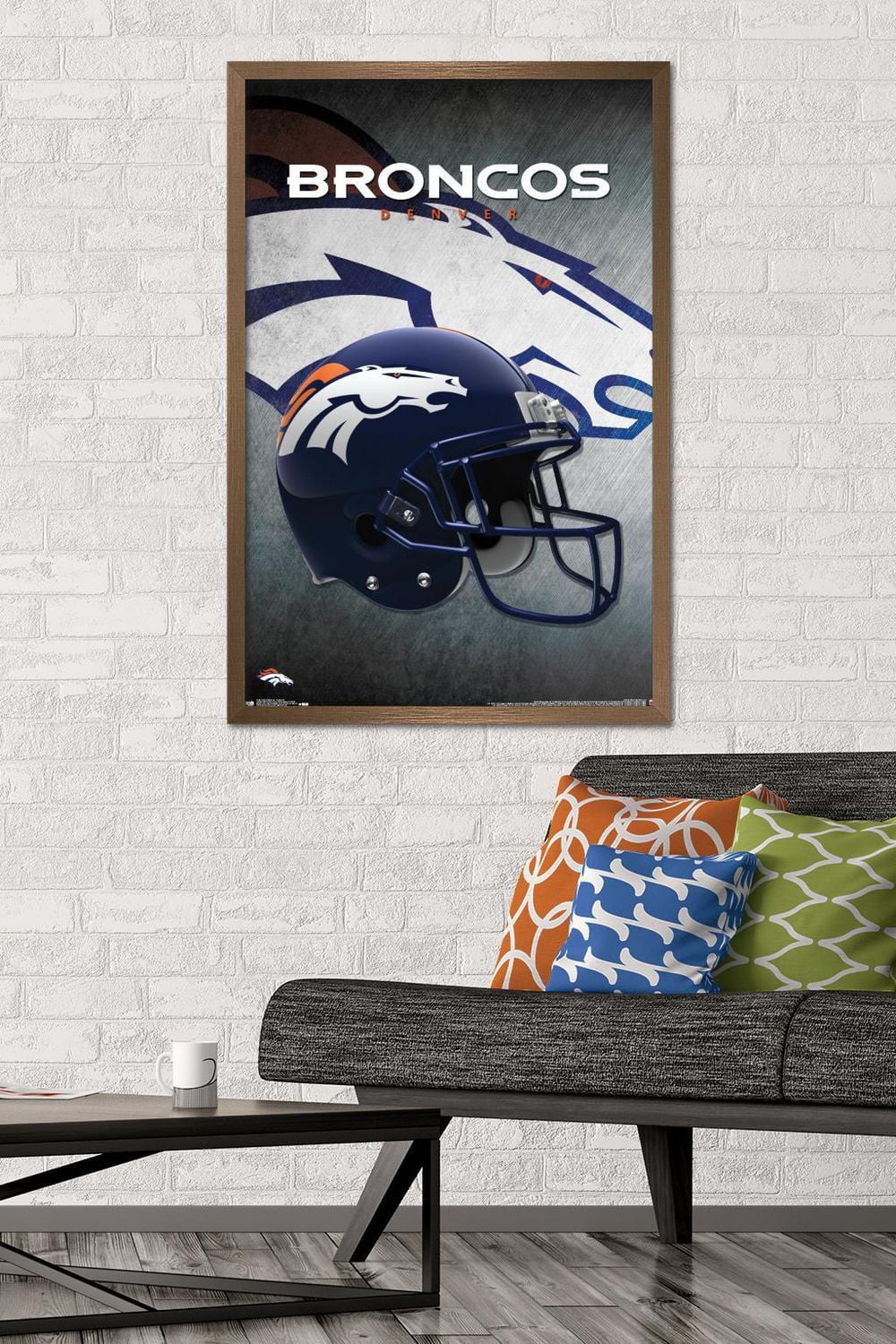 NFL Denver Broncos - Helmet 16 Wall Poster, 22.375" x 34"