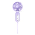 thumbnail image 2 of Portable USB Rechargeable Handheld Fan, Small Quiet Personal Fan with Adjustable 3-Speed Wind, Built-in Lithium Battery, Lightweight Plastic for Indoor and Outdoor Use, 16 cm, 2 of 6