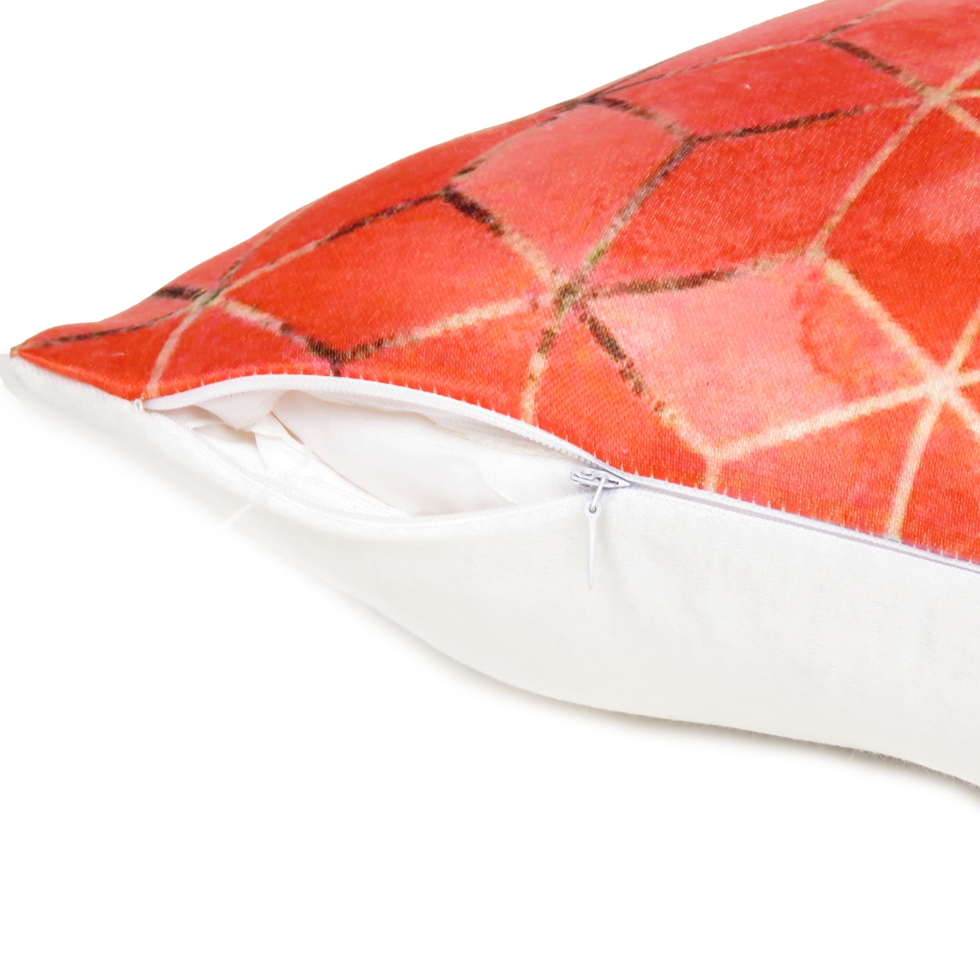 Oussum 2-Pack Floral Decorative Throw Pillows Cases Cushion Covers, Size 18x18 Inches