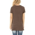 thumbnail image 4 of under $5 JINMGG Womens Tops Clearacne Women's Fashion Solid V Neck Short Sleeve T-Shirt Blouse Loose Tops, 4 of 6