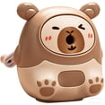 thumbnail image 1 of Manual Pencil Sharpener for Kids with Ergonomic Design and Spill-Proof Shavings Drawer, 6 mm to 8 mm Pencil Compatibility, ABS Construction, Capybara Shape, 1 of 5