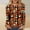 A650 Multicolor, variant on Women's Fall Thanksgiving Tops Long Sleeve Crew Neck Shirts Halloween Pullover Blouse Casual Loose Fit Autumn Leaf Pumpkin Bat Graphic Festive T-Shirt