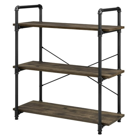 - Ameriwood Home Bloomington 3 Shelf Bookcase, Rustic