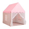 thumbnail image 1 of Tienda de campaña para niños, tienda de campaña de princesa, gran espacio, tienda de campaña interior y exterior, casa de juguete, tienda de juegos, Rosa, 1 of 8