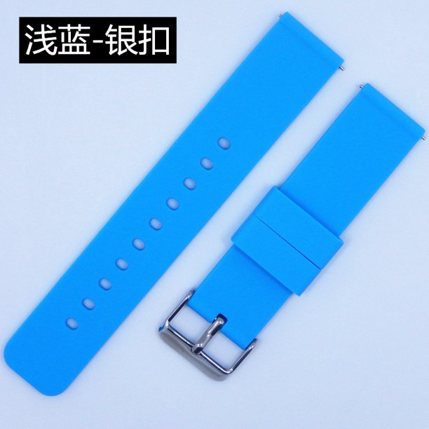 Correa De Reloj De Silicona Suave 16 18 20 22 24 Mm Liberación Rápida Impermeable Y A Prueba De Sudor