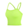 thumbnail image 6 of Wyongtao Womens Ribbed Knit Tank Tops Strap Solid Color Slim Fitted Crop Camisole Casual Trendy Sport Going Out Clothes (S, Mint Green), 6 of 8