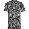 thumbnail image 3 of Augusta M Youth Digi Camo Wicking Two-Button Jersey Black Digi 1556, 3 of 5