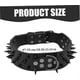 thumbnail image 3 of Spiked Dog Collar, AntiBiting Leather Dog Collar, Adjustable Protective Neck with DRing, AntiBiting Neck Collar for Medium Dogs/18.521.7 Inches, 3 of 4