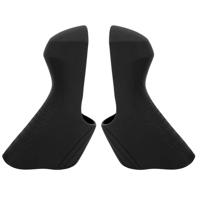 Non-Toxic Silicone Road Bike Shifter Lever Covers - Ergonomic, Comfortable Grip Protective Sleeves with Good Elasticity, Compatible with R7000 & R8000 Derailleurs, Washable Black Cycling Accessories