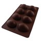 thumbnail image 3 of 8 huevos en forma de huevos de Pascua molde de silicona para hornear pastelería molde de Chocolate Afortunado Sencillez, 3 of 5