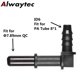 thumbnail image 1 of Plastic Parts Fuel Delivery System 7.89mm Male Hose Connector Fuel Pipe Adapter, 1 of 1