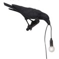 thumbnail image 1 of Raven Wall Sconce, Unique Gothic Crow Birds Wall Sconce for Bedroom Bedside Living Room Farmhouse Decor (Left Black Wall Lamp), 1 of 5