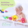 thumbnail image 3 of Juguete de baño con forma de huevera apilable ArtCreativity, juego de 9 para niños, 3 of 8