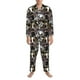 thumbnail image 3 of Balery Cute Dogs Puppy2 Pijama para Hombre de Dos Piezas con Manga Larga, Conjunto de Dormir y Descanso Suave con Bolsillos-XX-Large, 3 of 7