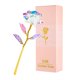 thumbnail image 1 of Colorido Rosa Chapado En Oro Rosa Luminosa Rosa Flores Secas Artificiales Para El Regalo Del Día De San Valentín Día De Acción De Gracias 24K Minnieouse HA014256-00, 1 of 5