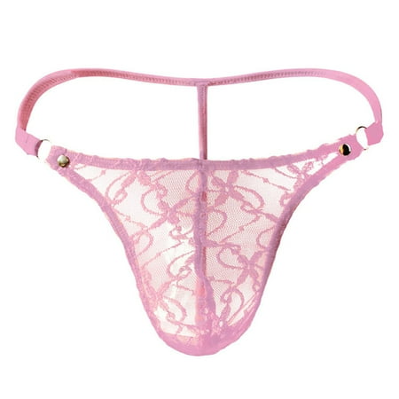 

Egmy men S Lingerie Underwear Lace Mesh G-String Thongs Panties Briefs