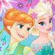 thumbnail image 2 of Girls Frozen Swimming Costume Princess Anna and Elsa Swimsuit for Kids, 2 of 2