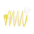thumbnail image 4 of Maytalsory Foldable Indoor Cat Tunnel S Type Playing Tent Durable Spring Portable Toy Yellow S Plush Ball 1Set, 4 of 6