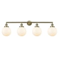 thumbnail image 4 of Innovations Lighting 215-15-44 Beacon Vanity Beacon 4 Light 44" Wide Vanity Light - White, 4 of 5