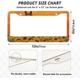 thumbnail image 4 of GZHJMY Horse License Plate Frames 2pcs, Waterproof Aluminum Alloy Front Rear Tag Car License Plate Cover with Screw Cap Set for US Vehicles, 12 x 6 Inch, 4 of 7