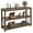 Retro color, variant on Farmhouse Entryway Table, 47 Inch Narrow Long Console Table with Storage, 3 Tier Wood Console Table for Living Room, Behind Couch Table, Hallway Table for Foyer, Entryway Furniture