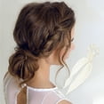 thumbnail image 2 of Unique Bargains 1 Pc Fashion Satin Hair Scarf Scrunchies Hair Ties Beige, 2 of 5