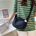 thumbnail image 5 of Bolsos de hombro para mujer, estilo Harajuku, lisos, combinables, sencillos, multifunción, de gran capacidad, cruzados, para mujeres y adolescentes, 5 of 5
